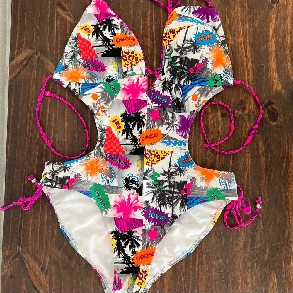 Graphic One Piece Swimsuit